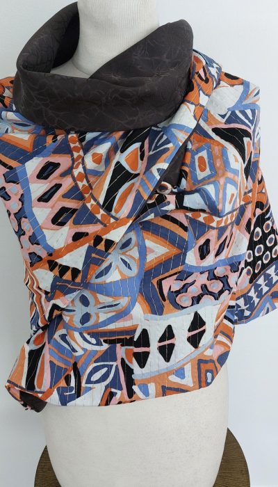 La trame de soi - Foulard graphique colore - 3