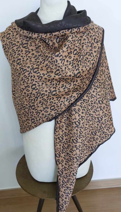 La trame de soi _ Foulard_Leopard_1
